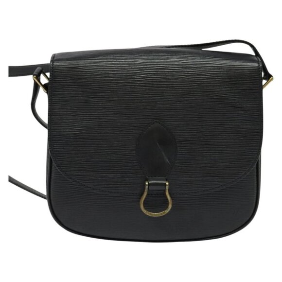 LOUIS VUITTON Epi Saint Cloud GM Shoulder Bag Black Noir - Picture 7 of 16